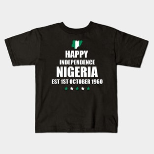 Happy Independence Nigeria Kids T-Shirt